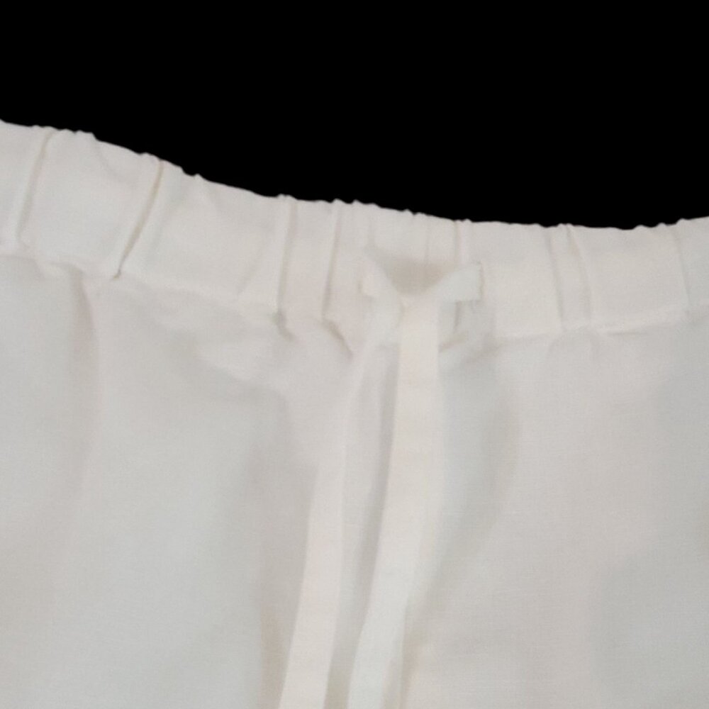 The Drop Emilie Relaxed Linen Ivory Shorts XL Lightweight & Breathable Womens Ca - Picture 2 of 14